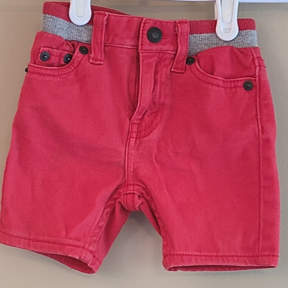 Levi's red shorts